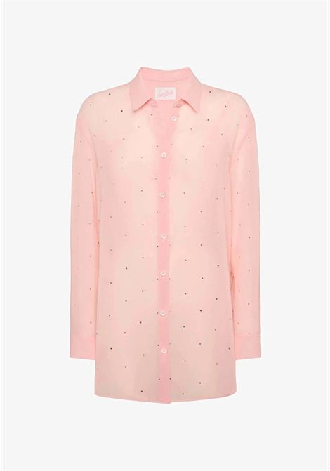 Camicia Donna con strass SAINT BARTH | BRIG001 BRIGITTE05966H GEORGETTE STRASS21H
